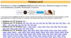 Desktop Screenshot of palabrasconz.com