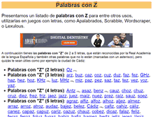 Tablet Screenshot of palabrasconz.com